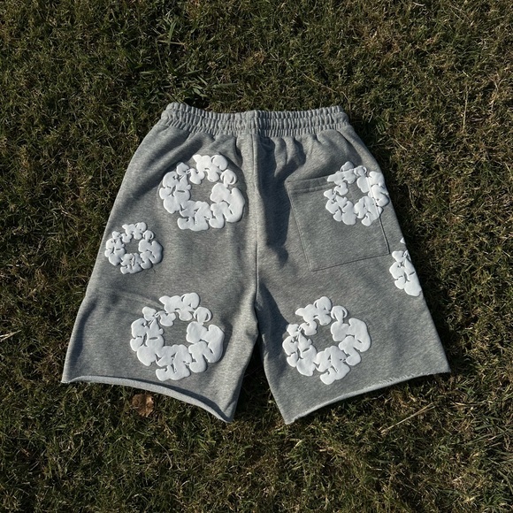 DENIM TEARS SHORTS GRAY - Picture 3 of 5